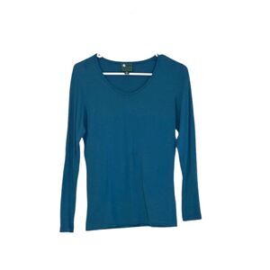 Nelson Superfine Merino Wool Base Layer Top Womens Small Hiking Teal New Zealand